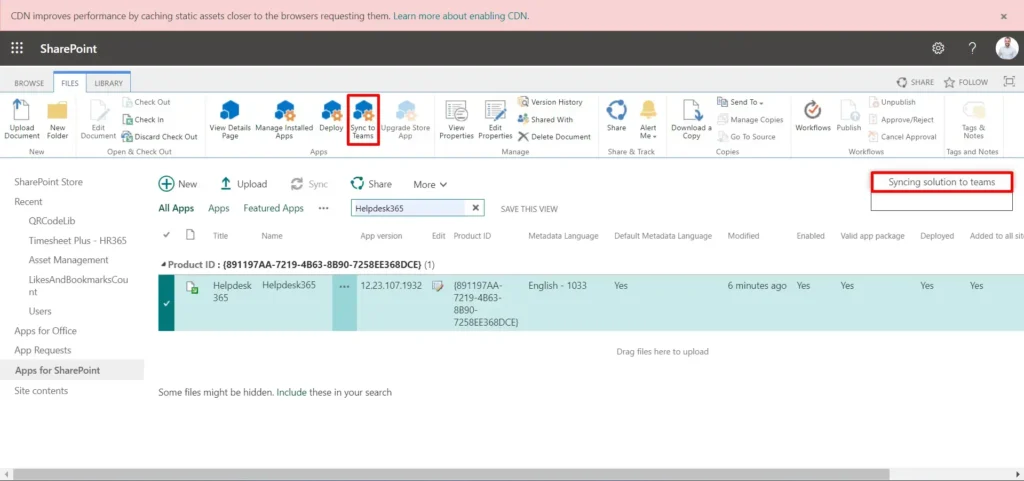 Micosoft teams helpdesk integration