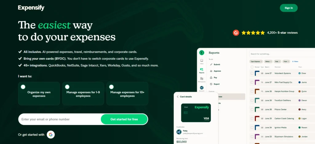 expense management for startups